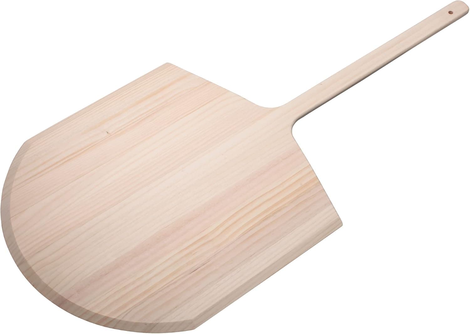 Winco 20" x 20" Wooden Pizza Peel with 42" Handle