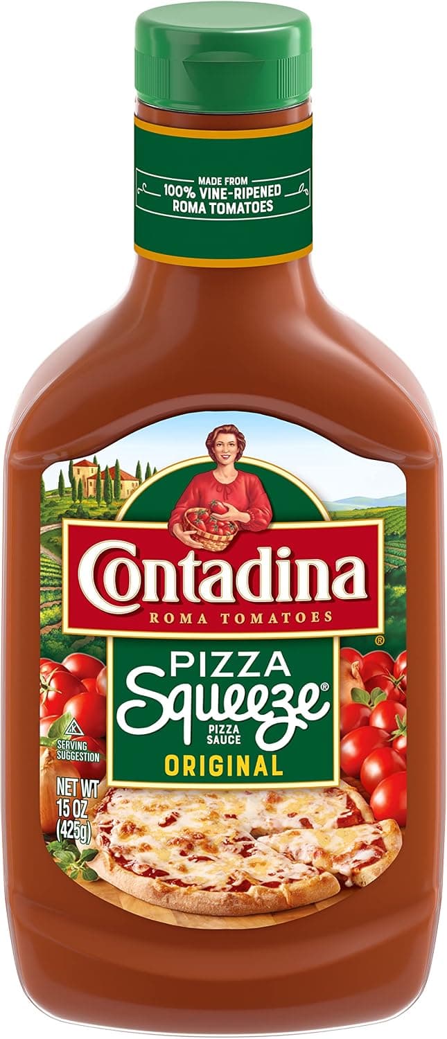 Contadina Pizza Sauce Bottle, 15 oz Bottle (Pack of 4)