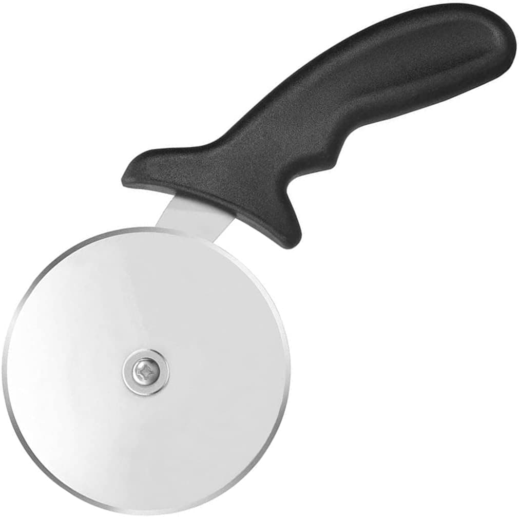 Yinghezu Pizza Cutter Wheel, Stainless Steel Slicer, 9.33-Inch with Finger Guard