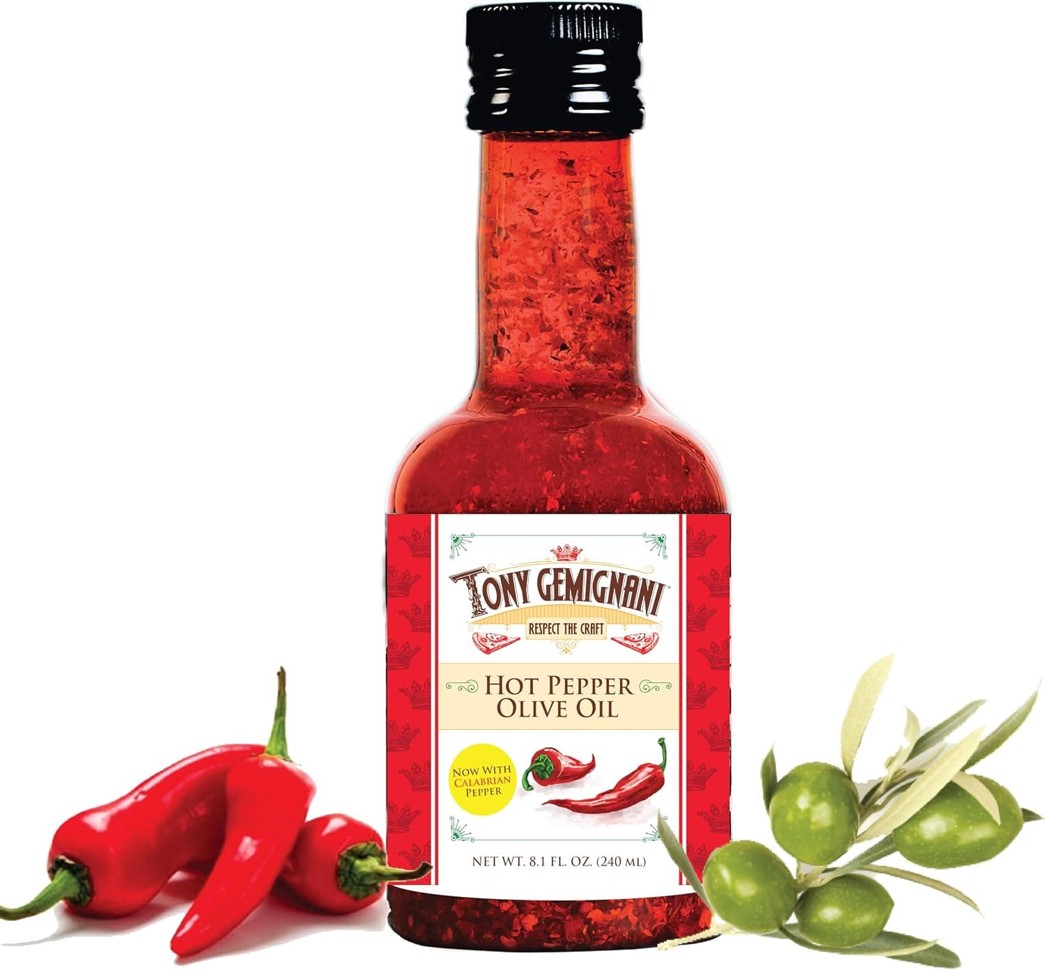 Tony Gemignani Olive Oil, Hot Pepper