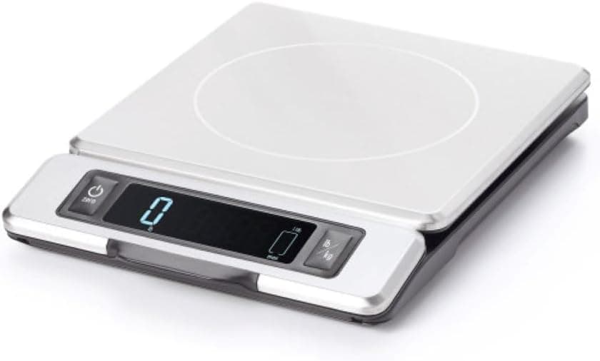 OXO Good Grips 11-Pound Digital Kitchen Food Scale with Pull-Out Display, Stainless Steel