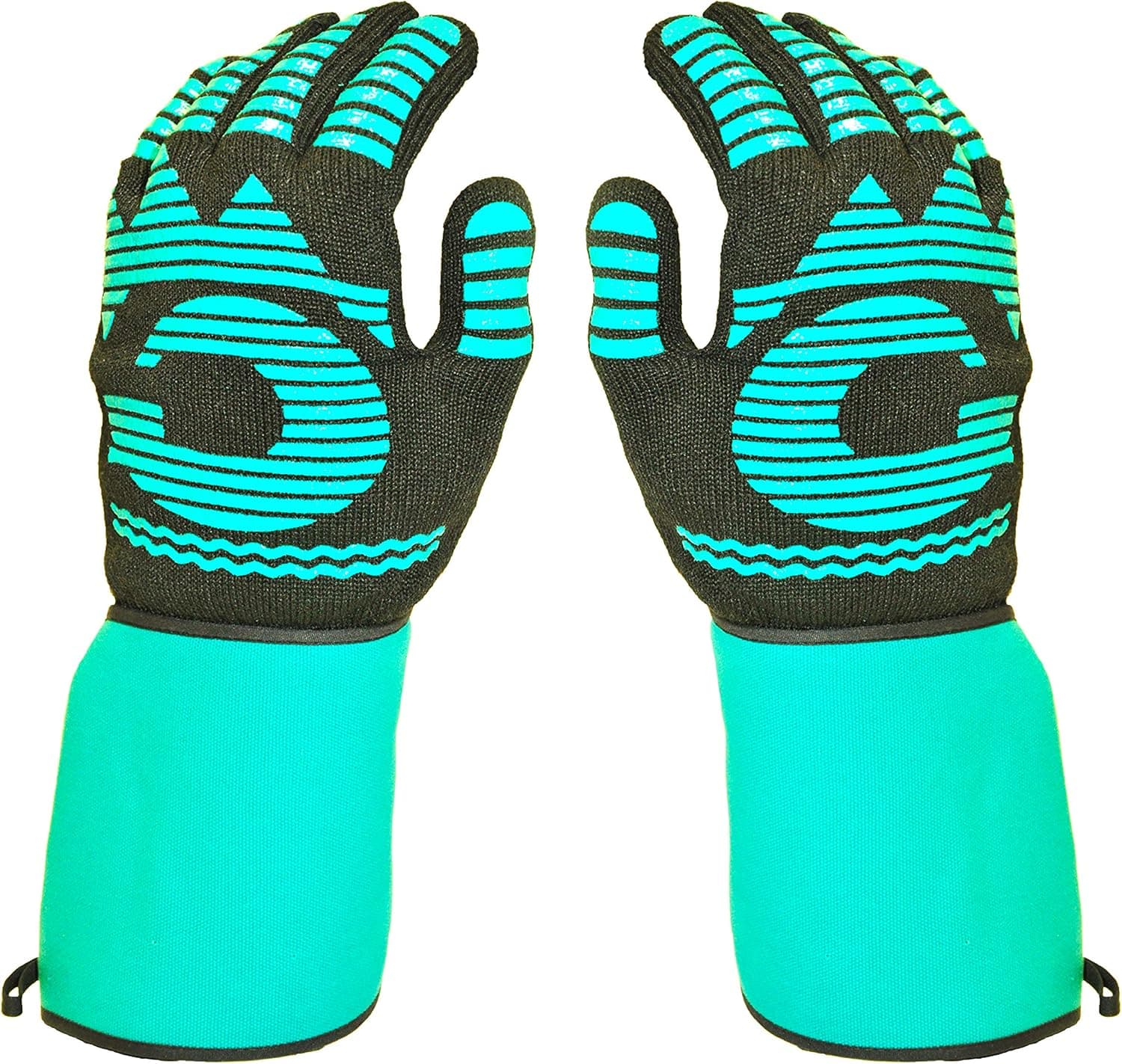 Heat Resistant Gloves - 1472F Grilling Gloves, Long Cuff, Dupont Nomex HeatFiber Made in USA