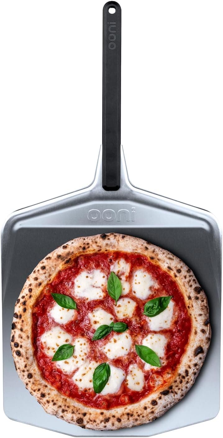 Ooni 14" Metal Pizza Peel - Pizza Spatula Paddle, Lightweight Pizza Turning Peel with Long Handle