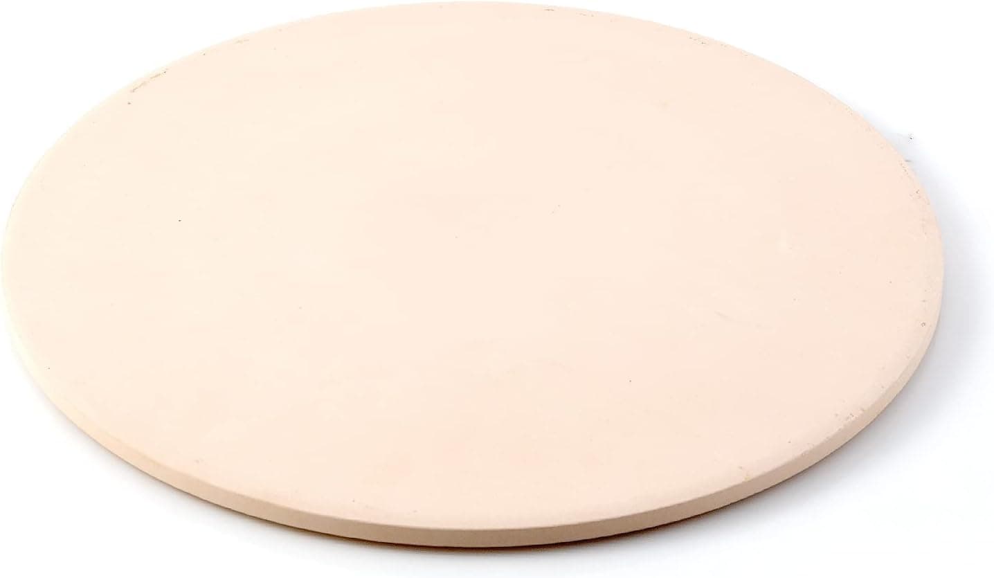 Nuwave Heavy-Duty Cordierite Pizza & Baking Stone, Heat Resistant up to 1472F, for Indoor Electric Ovens, Outdoor Gas, Wood Fire Grills, BBQ Grilling