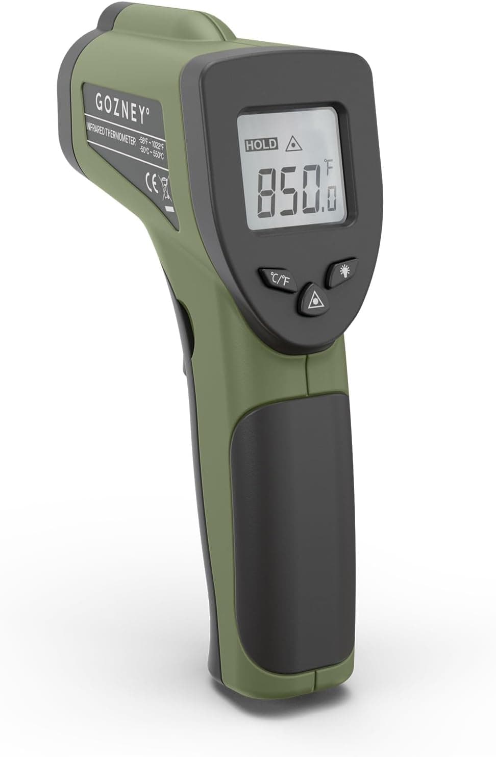 Gozney Infrared Thermometer - Built-in Laser Thermometer with LED Screen, Pizza Oven Accessory