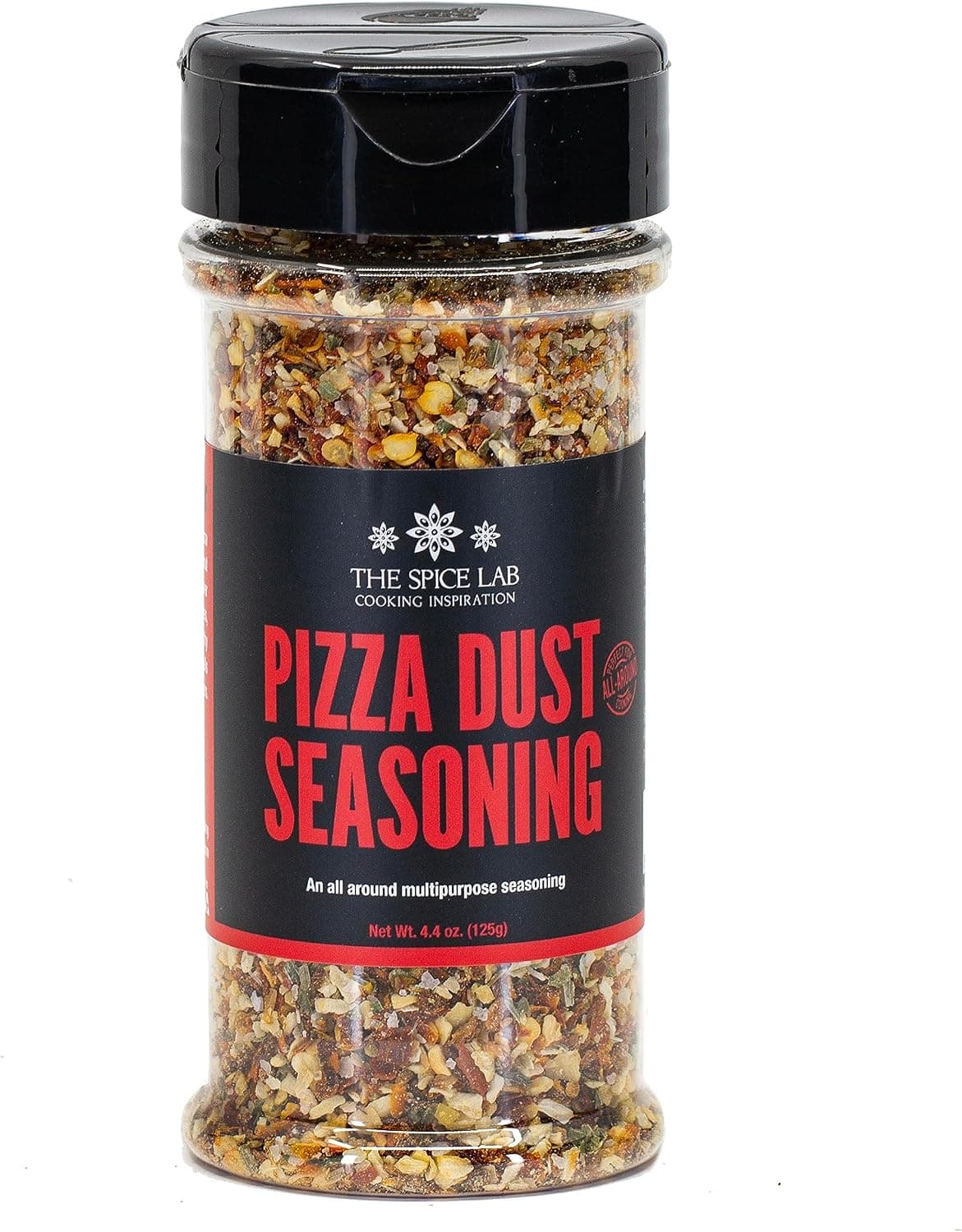 The Spice Lab Pizza Dust Seasoning - Italian Seasoning Shaker with Fennel Seeds, Parsley, Chili and Tomato Flakes