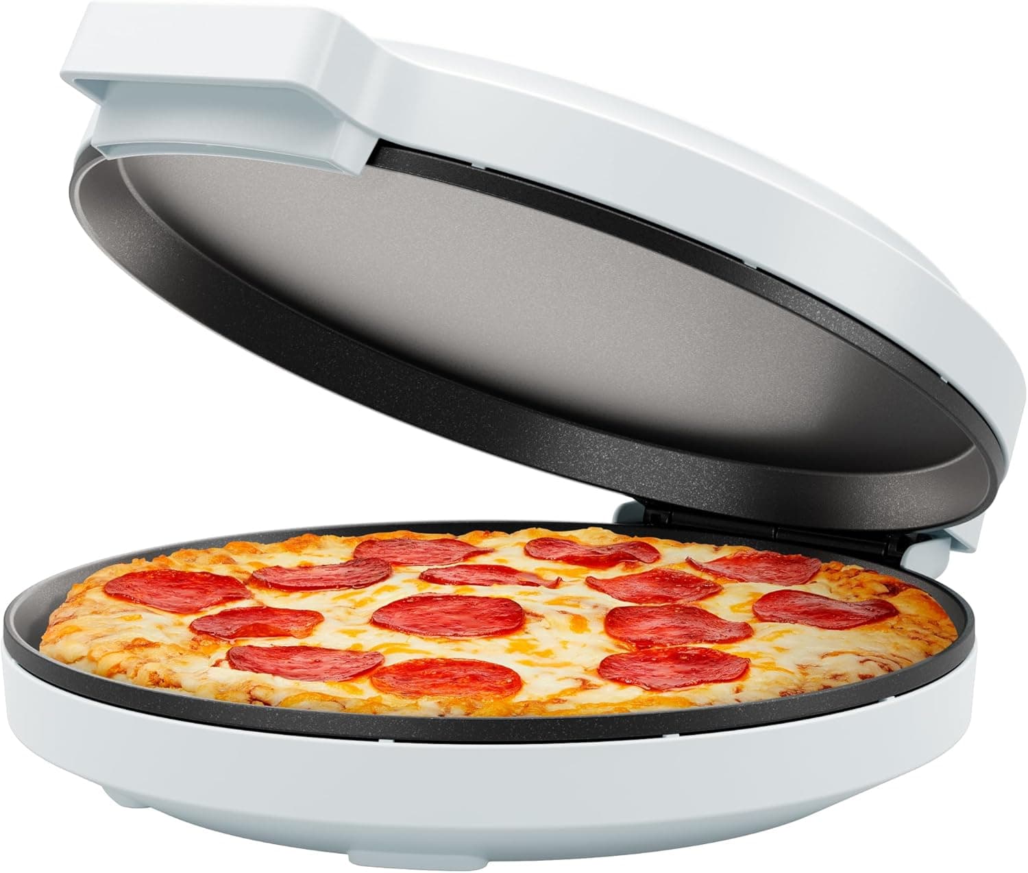 Chefman Everything Maker & Pizza Oven - 1440W Countertop Electric Pizza Maker with 12" Nonstick Cooking Plates, Makes Quesadillas, Omelettes and More