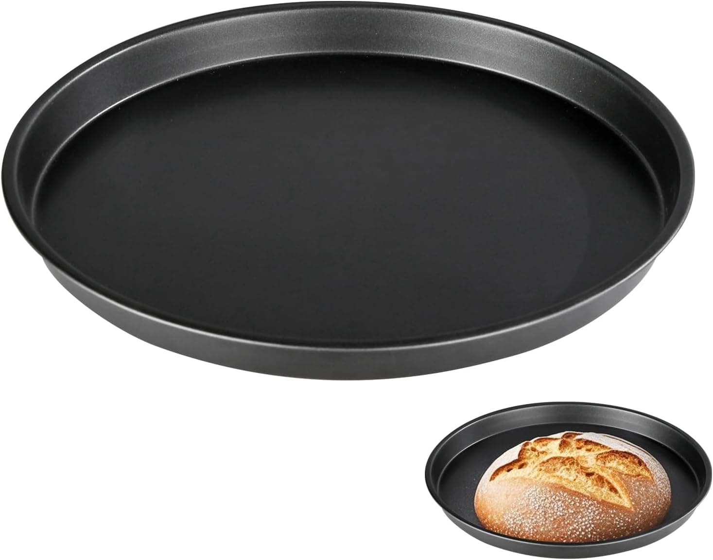 Eiszhjk Baking Steel for Sourdough Bread - 12" Metal Baking Steel for Oven, Non-Stick Surface Bread Stone